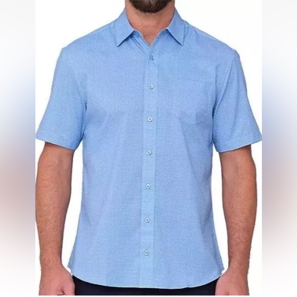 Nick Graham Everywhere performance stretch modern fit short sleeve shirt XL